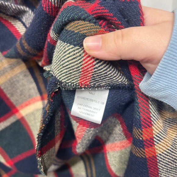 Adora Plaid Button-Down Longline Shirt Jacket Small Multicolor Shacket - Picture 5 of 10